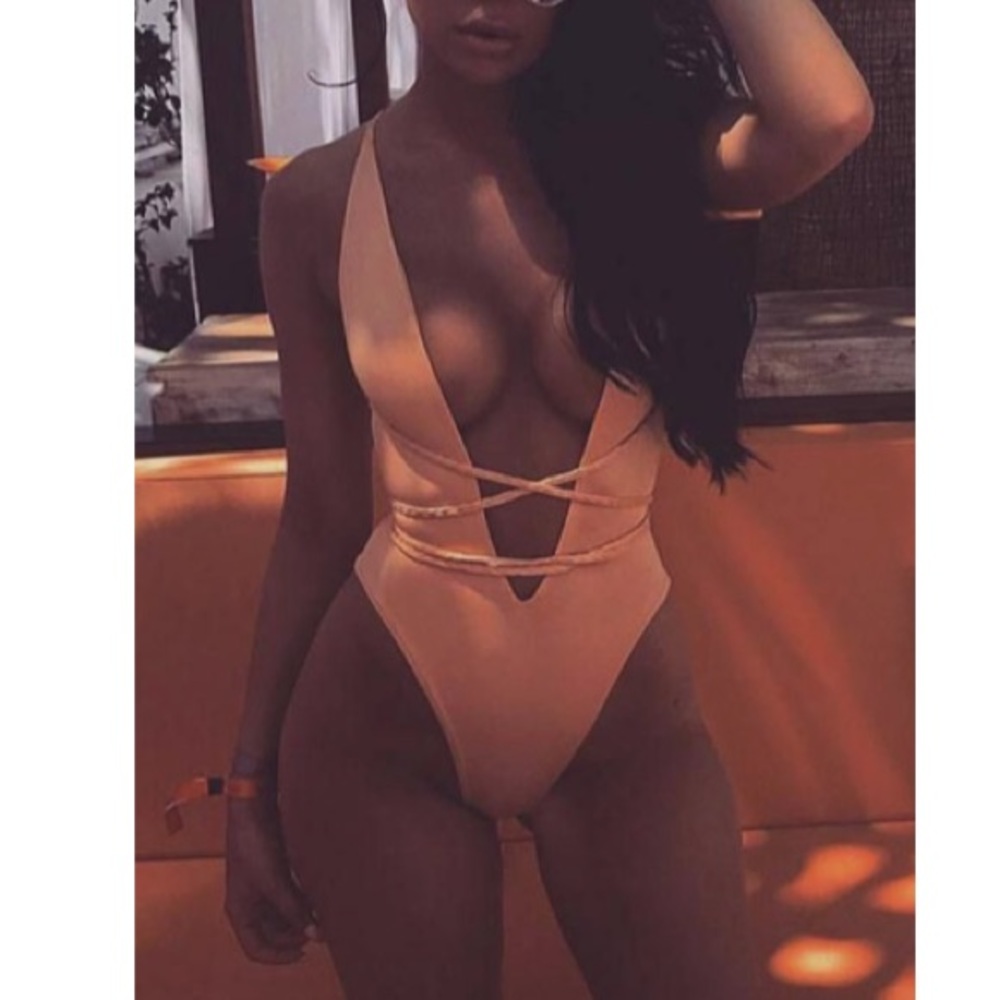 Coral one piece swim